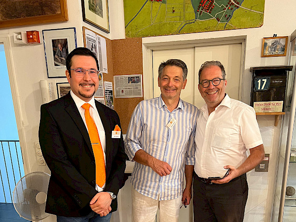 Dr. Sven Deppisch, Vors., Museumsleiter  Michael Jaumann, Anton Kammerl Beirat
